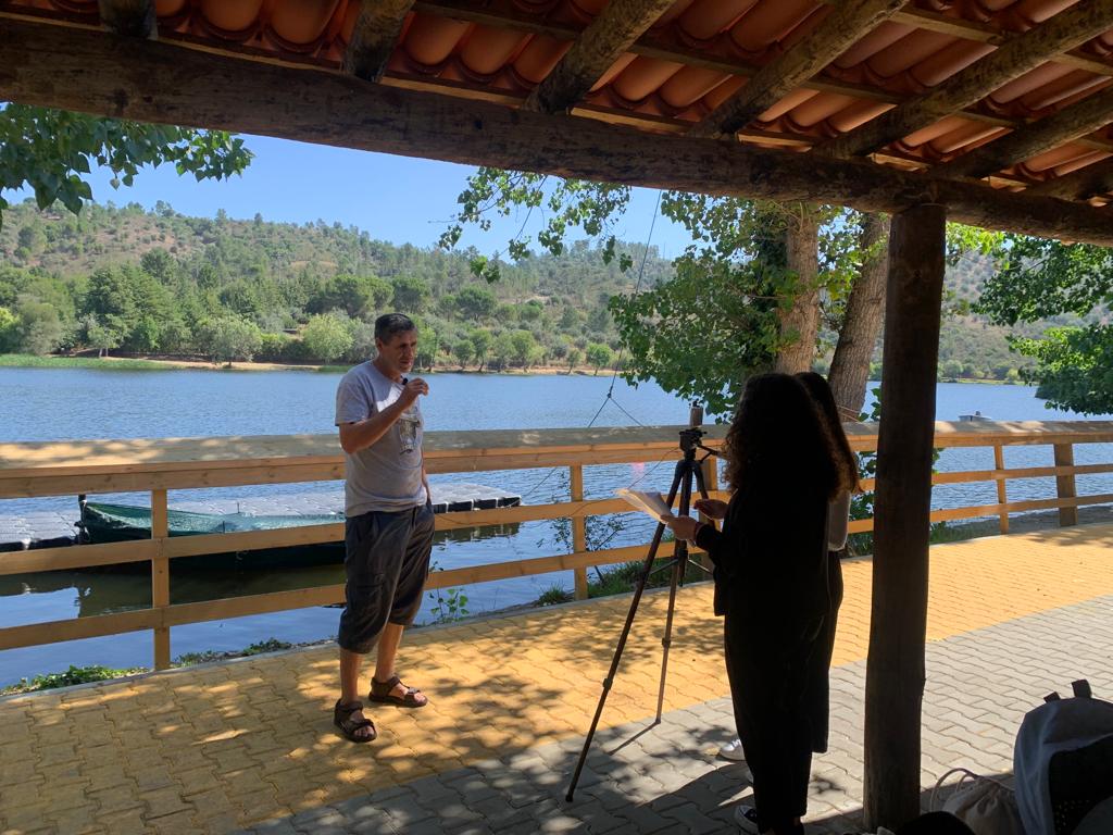FishInvasionLab's tweet image. The "making of" #LIFEPREDATOR video in PT! This week we have gathered several interviews to professional fishermen and anglers to get their thoughts about the #catfish #silurus invasion in the lower Tagus @MARE_centre @CE3CResearch @FC_UL @IdlLuiz @LIFEprogramme Stay tuned