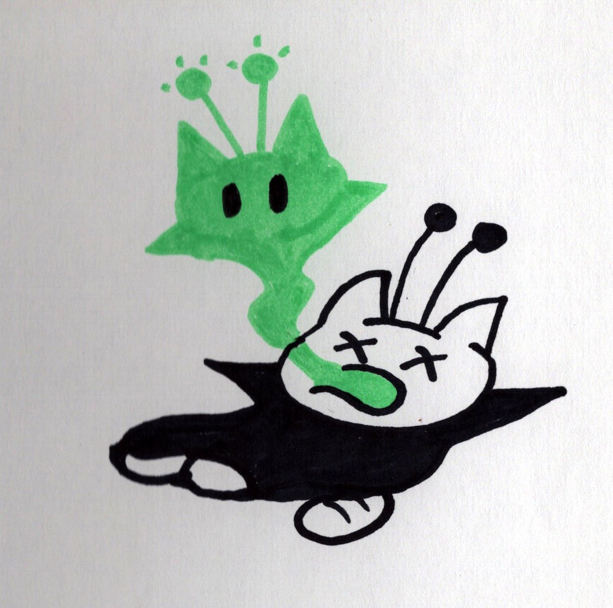 Hi. I'm not dead. I've just been out for a while. Hopefully you'll see more of me. How is everyone?

#Zeeg #Gabe