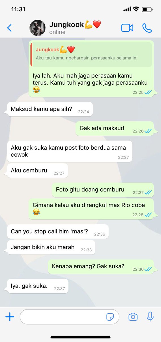 micasa95_'s tweet photo. — Jungkook 3 tweets au

; Si sama sama cemburuan. https://t.co/U1gYYZaVth