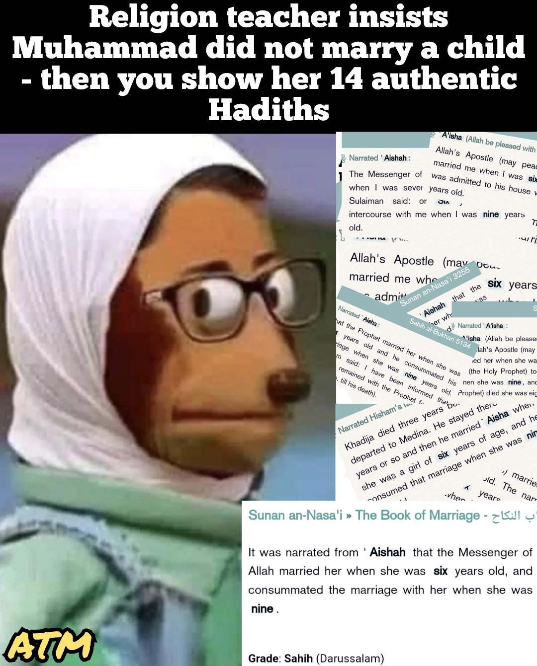 ArabicTranslatedMemes on Twitter "There are two issue. One, the Quran