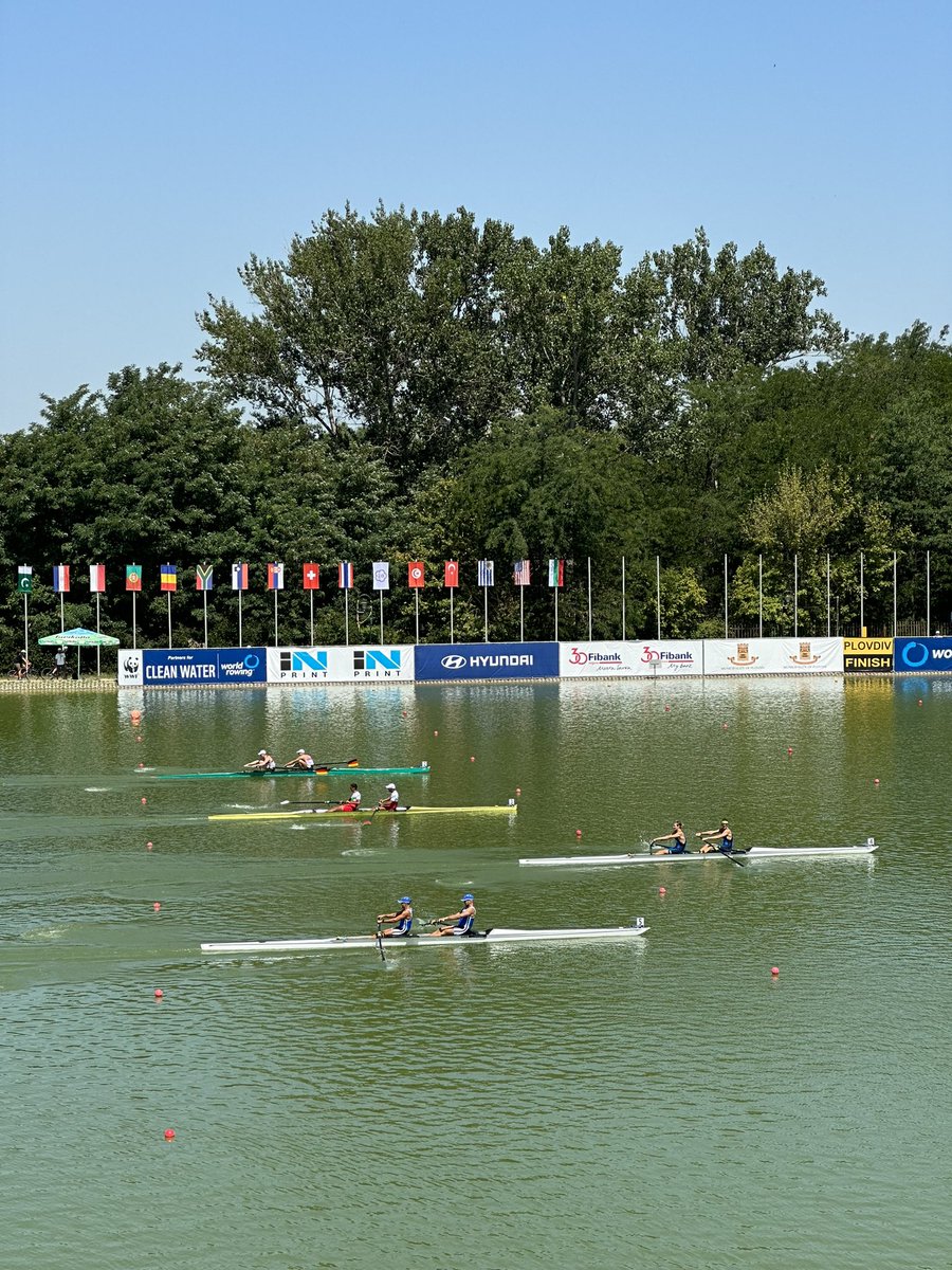 Colleen62687's tweet photo. 👋🏻 from Plovdiv, Bulgaria 🇧��� ☀️ #U23WRChamps Ready for a fantastic weekend of 🔥 finals. @WorldRowing https://t.co/ABwxVCnkMJ