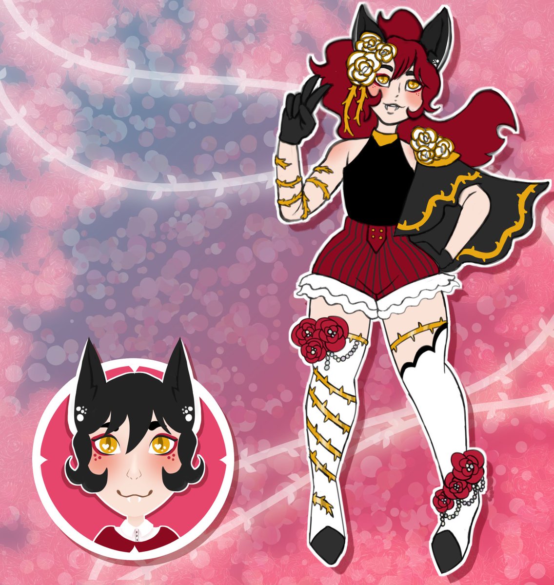 prismativity's tweet photo. Half the month later I finish my first Art Fight Attack! (my health tanked so much this month, I hate it.) Have @catmiint's super cute dainty boy! #art #artfight #teamwerewolves #dainty https://t.co/e2GEDOxOyH