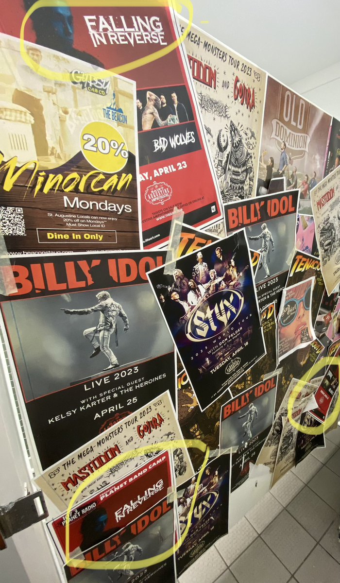 harrell_missy's tweet photo. @RonnieRadke Looks like this little pub in Saint Augustine Florida was, and is still anticipating “Falling in Reverse” after the reschedule. Looking forward to October 17th! - https://t.co/35rISlVlGW https://t.co/8lvKRkKQAm