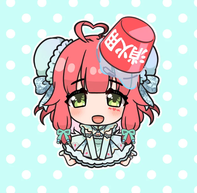 1周年19着目はゆめかわチャイナ(消火)です 炎耐久でいっぱい燃えたので消化してお疲れ様会という感じで作りました 消えてます ちょっと焦げ跡があります 2枚目は初期案(読み込めなかった)