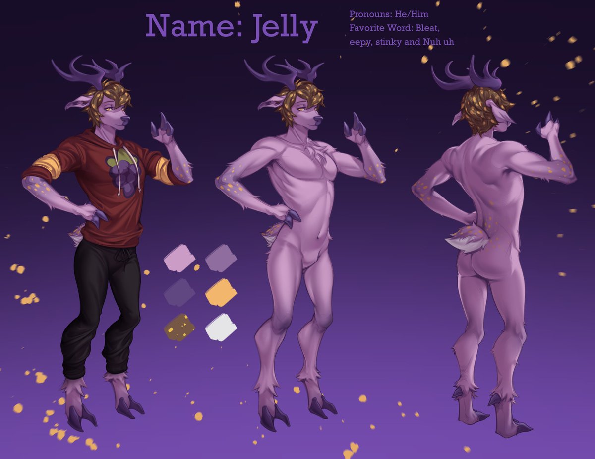 Jar0Jelly's tweet photo. This is my amazing ref sheet for my deer boy!

🎨 : Hellta https://t.co/7dC5Knm3sg https://t.co/0ZeEt8xpee