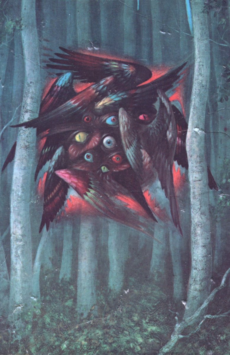 Uncredited 1980 cover art to 'A Wind in the Door,' by Madeleine L'Engle