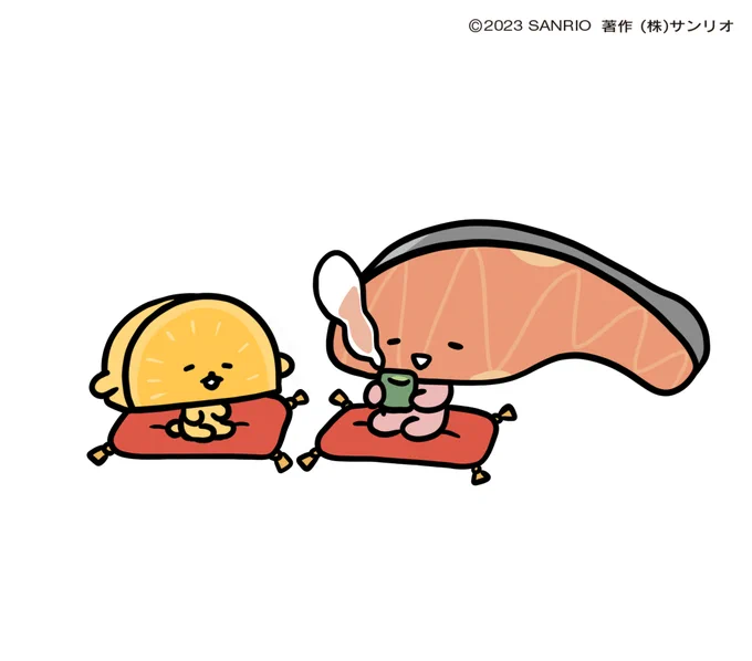 はぁ〜まいにちあついし… やるきもでないよね…! ゆっくりいっしょにおちゃ、のも…!