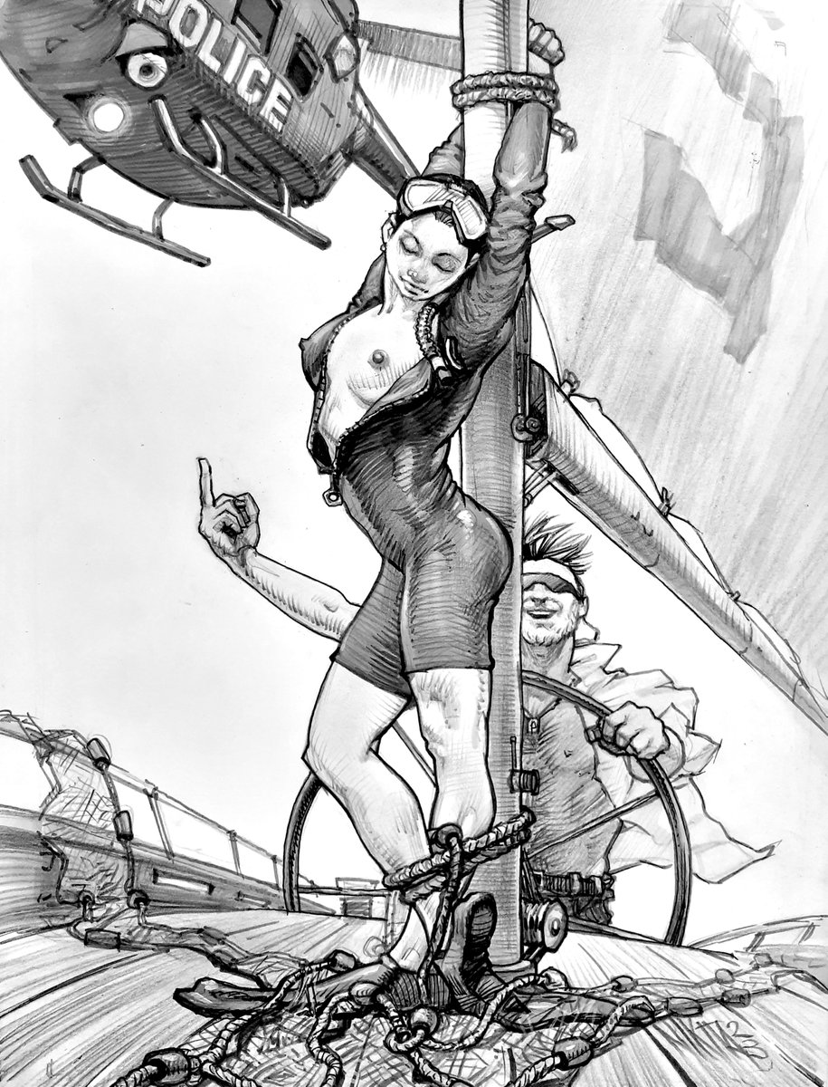 nikitaogurtsov1's tweet photo. "Trophy" №5. Pen, pencil, paper
#nikitaogurtsov #illustration #никитаогурцов #inkonpaper #drawingdaily #dirtydrawing #penonpaper #penandpencildrawing #adultcomic #hostage #anatomydrawing #blackandwhiteart #bdcomics #skinnygirldrawing #comicdaily #eroart #crosshatching https://t.co/9OQ5RKB06F