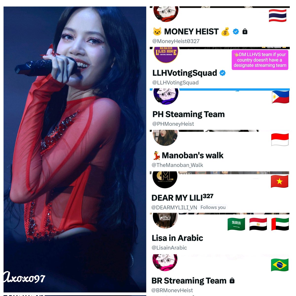 TheManoban_Walk's tweet photo. 🚨Our Fanbases have provided all necessary things to help us stream.

ALL U NEED TO DO is COOPERATE &amp; not be complacent

Don't just use Lisa's achievement to brag around but not contribute anything for it

📌Join STREAMING TEAM
📌Join our Stationhead channel
📌DM LLH for prem acc https://t.co/YBfCeRb1xd