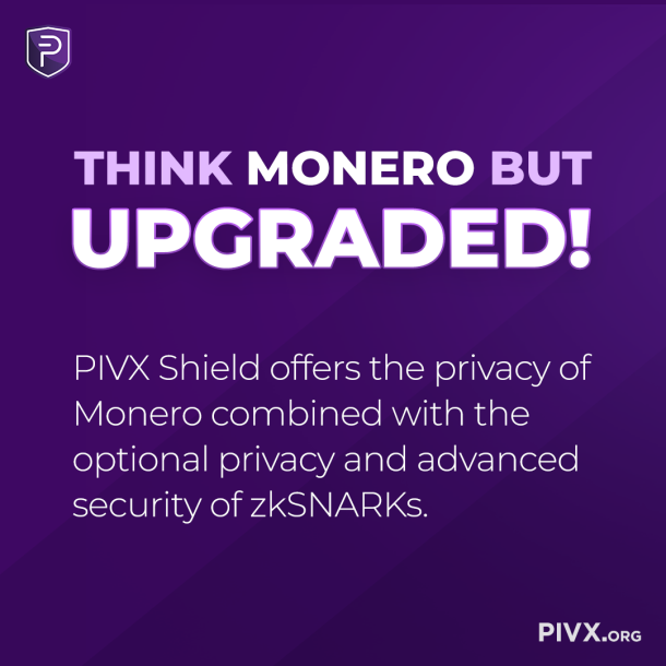 fr_privacy's tweet photo. @CoinWisdomDAO I go for #PIVX, because in these tomes of #CBDCs and govt surveillance everywhere, I want to see my transactions and wealth protected from prying eyes. #PIVXshield uses industry-leading zero-knowledge #privacy technology #zkSNARKs to accomplish this. https://t.co/SksskXXyRK