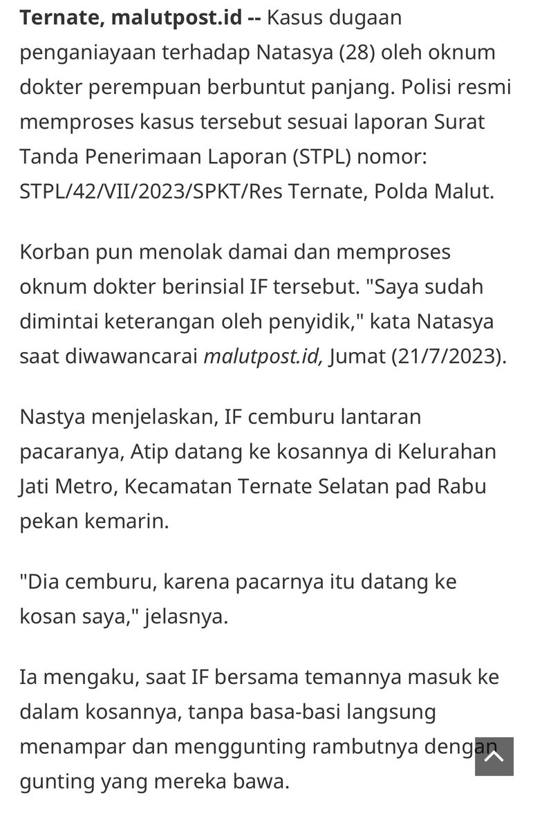 Cuaca panas di ternate.