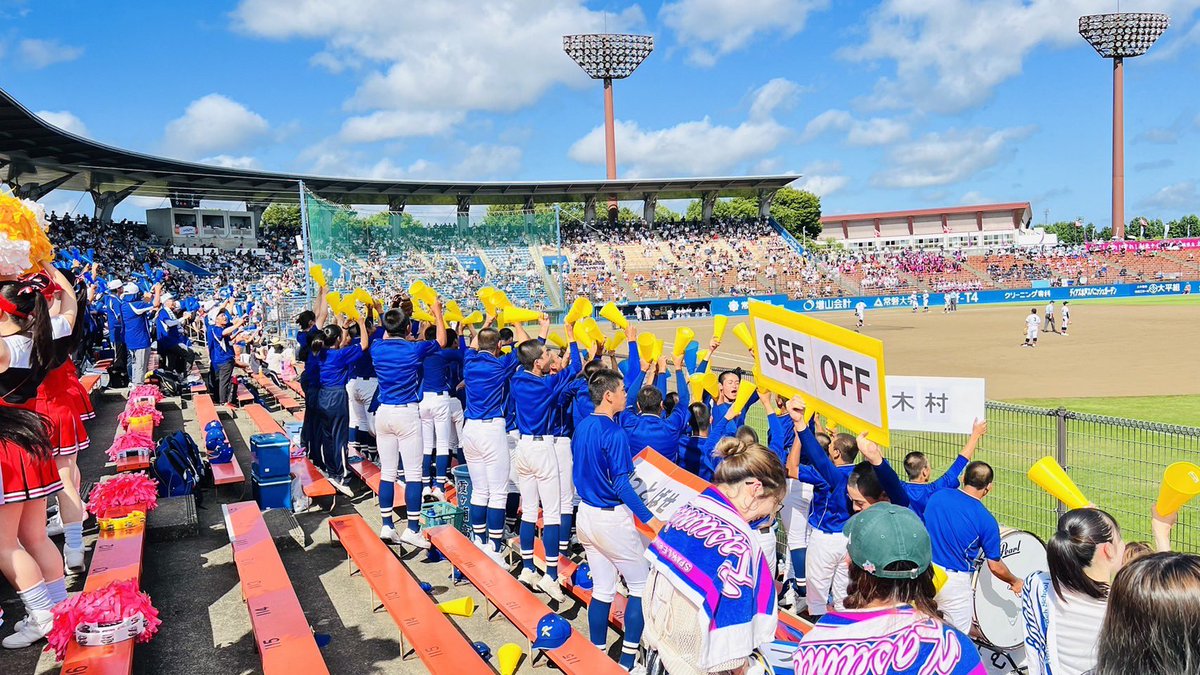 本日、硬式野球部は茨城県大会準々決勝に勝利し、準決勝へと駒を進め