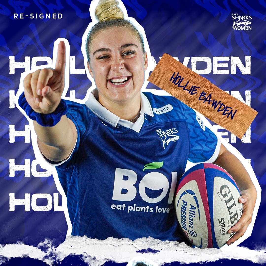 SaleSharksWomen's tweet photo. 𝗛𝗼𝗹 ² 👀 

Same same, but different. 

Holl𝙞𝙚 and Holl𝙮 are locked in for another thrilling season out wide. 

We can’t wait to see what chaos the Northern talent of Bawden and Thorpe can cause this season 🔥 

#SharksAreCircling https://t.co/tVaNeZLKoD