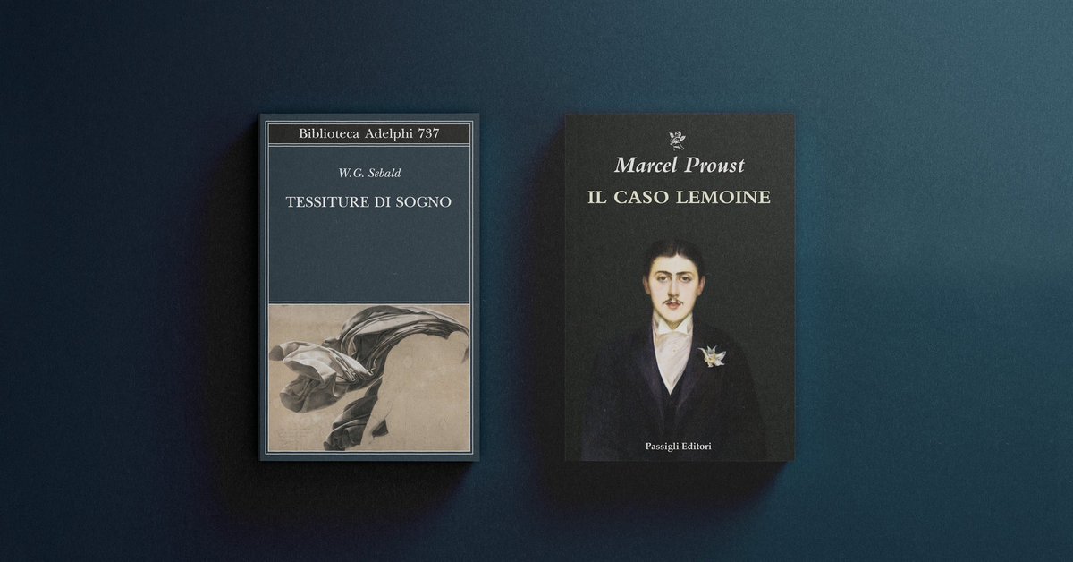 Trovare una voce: #TessiturediSogno di #Sebald (<a href="/adelphiedizioni/">Adelphi Edizioni</a>) e #IlCasoLemoine di #Proust (@passiglieditori), l’articolo di Paolo Gri. Buona lettura!

🔵➡️ altrianimali.it/2023/07/22/tes…