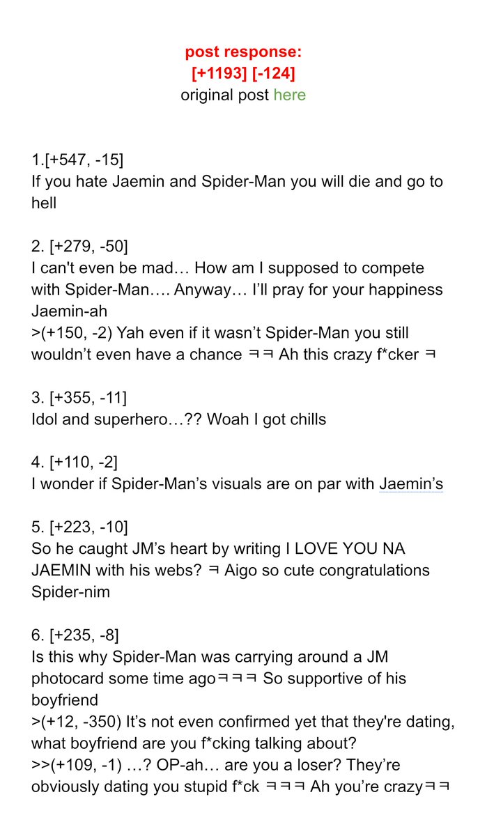 najemfied's tweet photo. 50. if you hate jm and spdrmn u will d~e and go to hell https://t.co/i7KwJgetcR