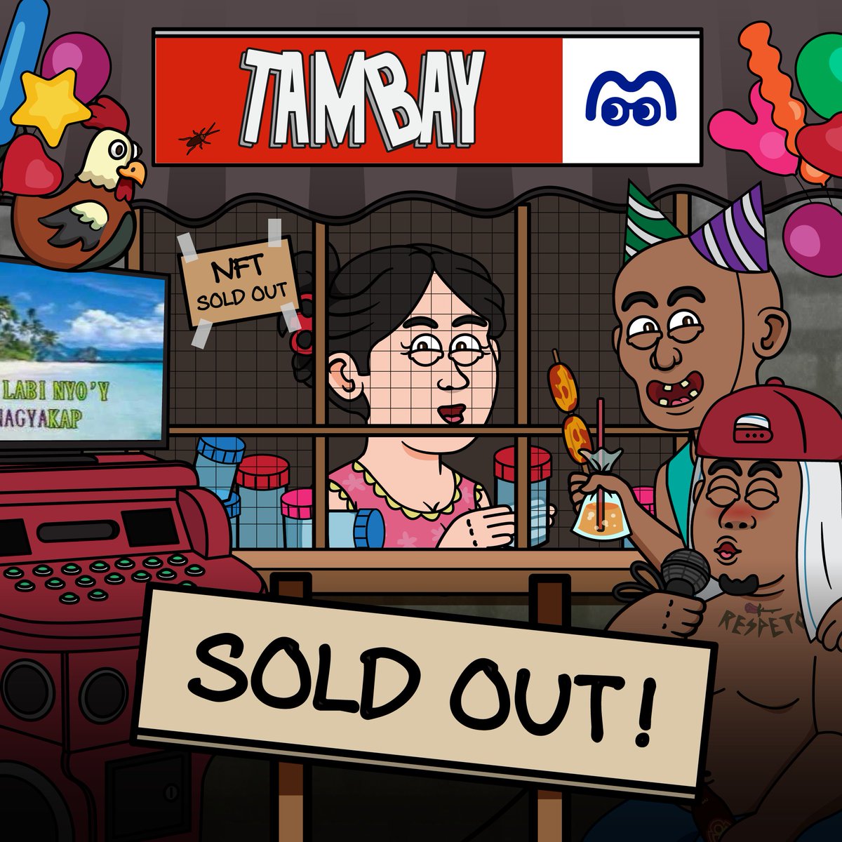 bitpinas's tweet photo. 🚀 Filipino NFT collection, Tambay OG, showcases 'Pinoy Diskarte' and sells out on the local marketplace, @mintoo_ph https://t.co/kjC6ti5mlI

Learn more about the creation of TAMBAY NFTs in our article above. 

#CryptoPH #CryptoNewsPH #Crypto #Blockchain #NFT #Web3 #PDAX #Mintoo https://t.co/YZ6HaBvNwS