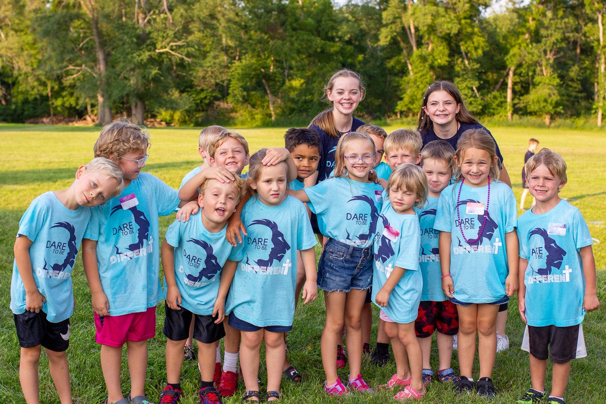 onelifene's tweet photo. That's a wrap! Tonight the kids learned that with constant prayer & their identity firm in Christ, they can #daretobedifferent!
Thank you to the amazing 40+ volunteers that served 65+ kids this week. What an unforgettable experience! #onelifechurch #plattsmouthne https://t.co/AuuzjHOHxX