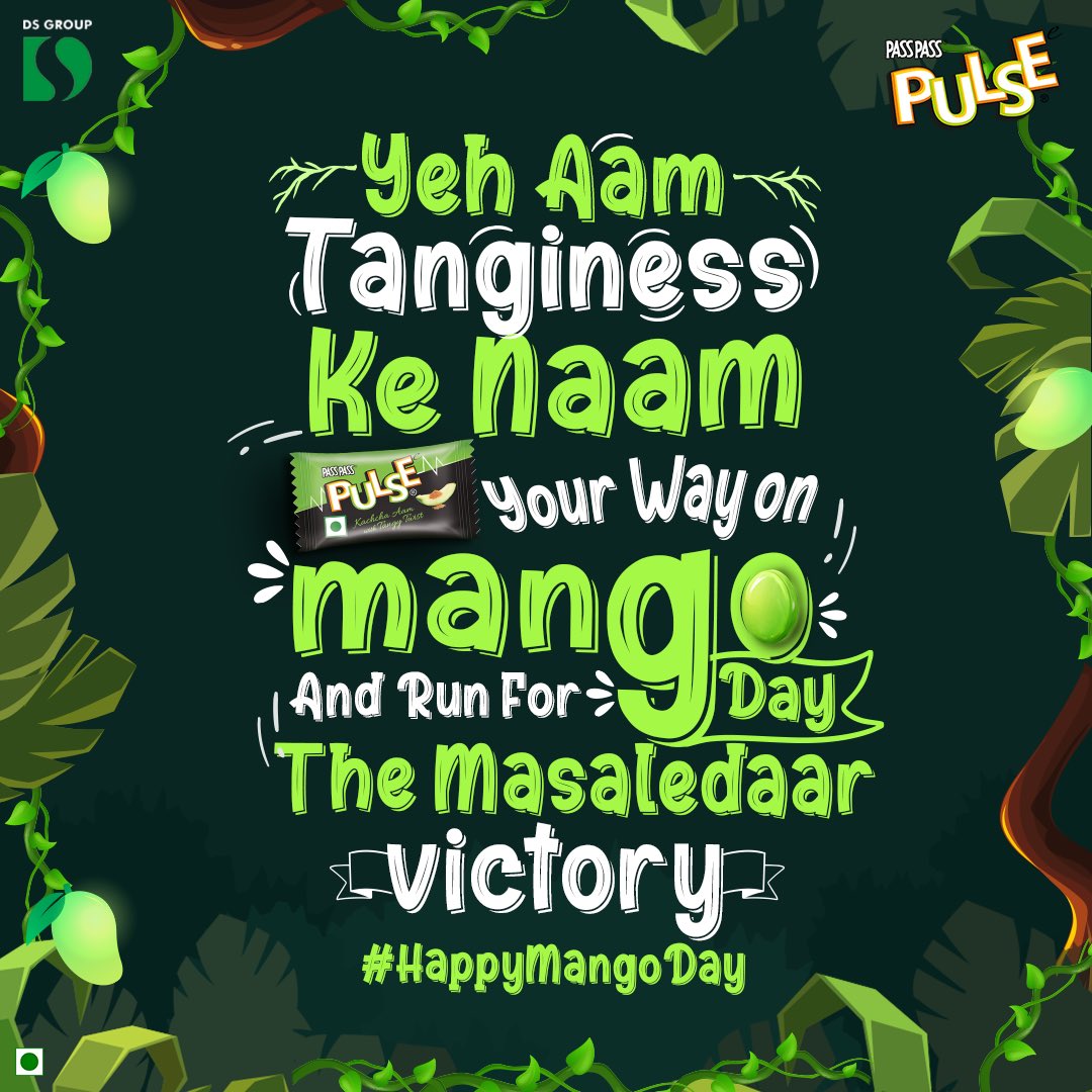PassPass_Pulse's tweet photo. Celebrate the day of Mangoes with Pulse in a tangy way and collect as much Kachcha Aam as possible to be the Pulse Mango Day Champion.
#HappyMangoDay
#PulseCandy#PranJaayeParPulseNaJaaye #Candy #BossCandy #PulseMangoDay https://t.co/8hB0HZypSt