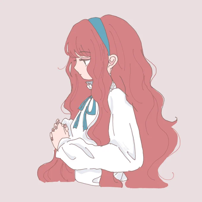 今までのお気に入りの創作女の子たち  #創作 #イラスト