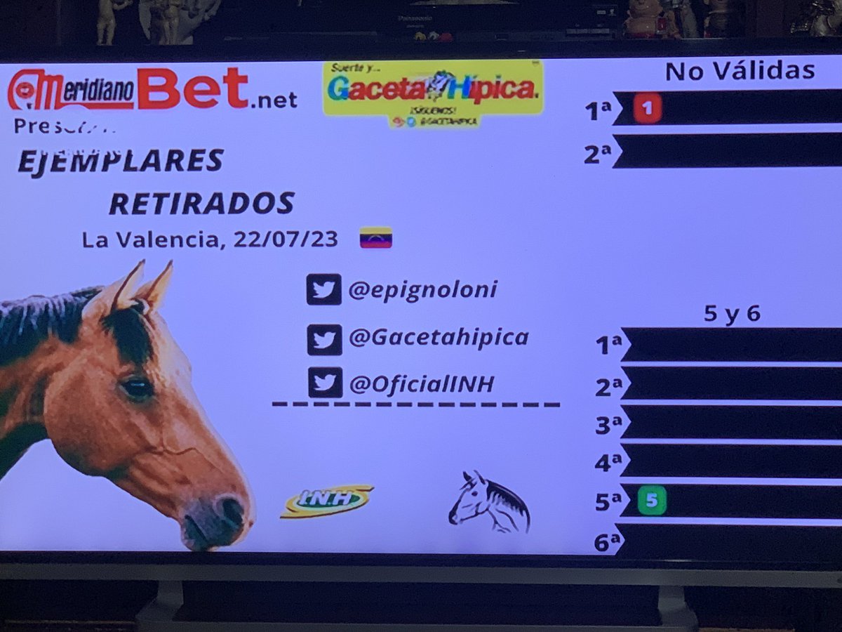 epignoloni's tweet photo. Pronósticos valencianos de #GacetaHipica @MeridianoBet @jjreyes1981 @clgiardinella @epignoloni @JoseArmao @aaapignoloni @TiliqueMartinez @JCFeijoo @tuerta03 @almadelhipismo @JOSEARAY https://t.co/DTQVJlEARM