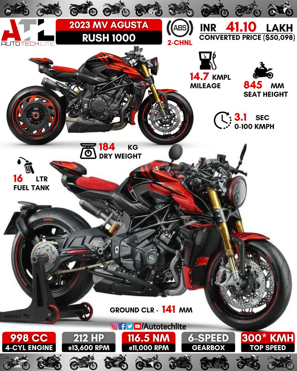 autotechlite's tweet image. #mvagusta Rush 1000🔥..the flagship naked monster in new skin!!..do you think this bike is better than MT10??
.
.
@autotechlite 🇮🇳 for more amazing daily posts follow our page
.
.
#mvaugusta #nakedsportsbike #nakedsuperbike #nakedbikenation #nakedbikelife #nakedsport #nakedsports