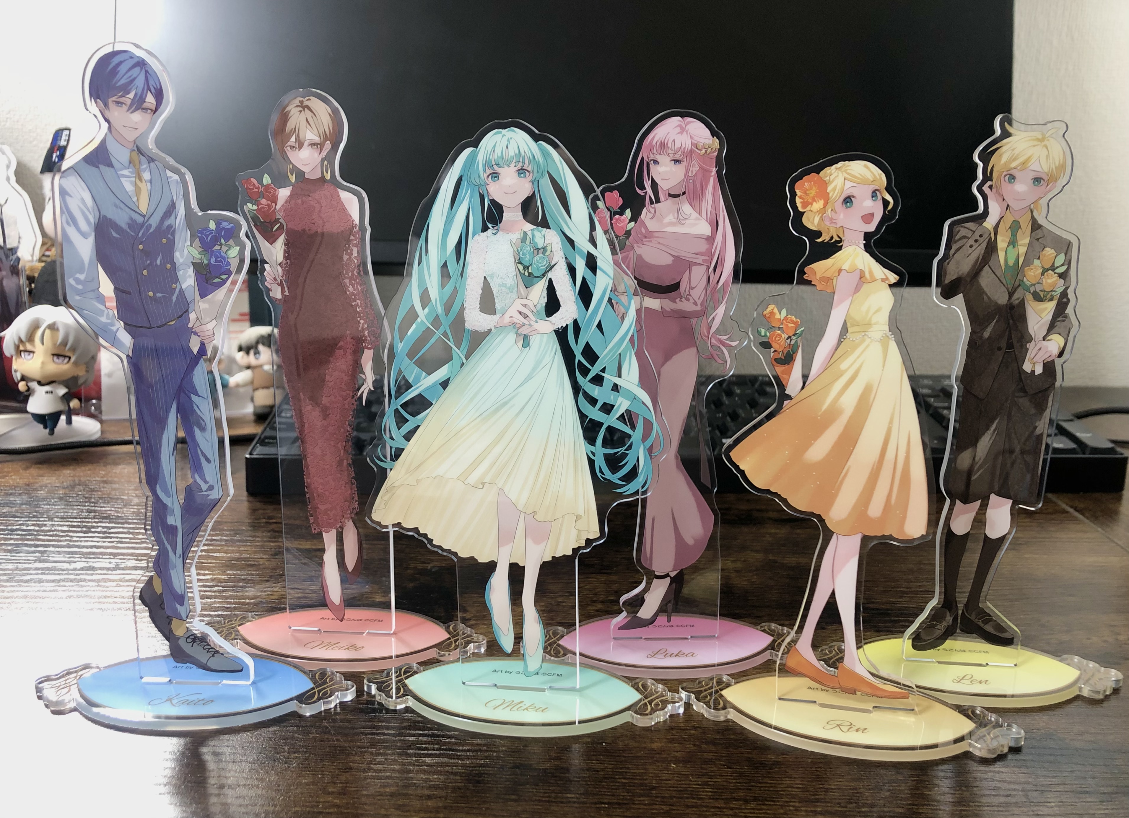 月*子様 カミュ　ソロ缶 まとめ お月見追加】 アクリルマグネットセットに、新ビジュ追加