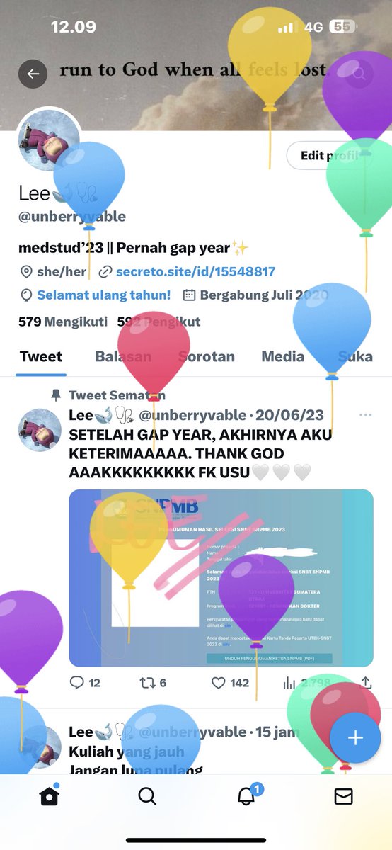 unberryvable's tweet photo. Balon balon for tudeiii https://t.co/2UEdEJAZao