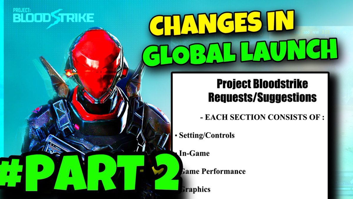 AlexooGamingYT's tweet photo. Project Bloodstrike  new updates and changes #projectbloodstrike 
https://t.co/7966bqUL4r https://t.co/e3JjqFCHag