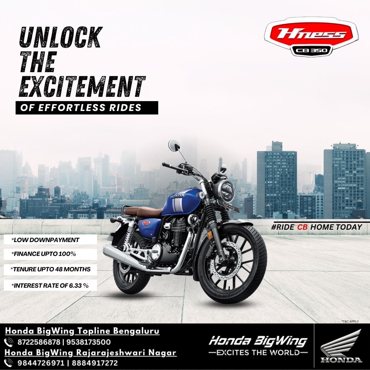 honda_bigwing's tweet image. Embrace the Joy of Effortless Journeys! #Ride CB Home Today and Unlock the Thrills! #HnessCB350
- Low Downpayment 
- Finance up to 100% 
- Tenure up to 48 months 
- Interest Rate of 6.33%
Don't miss out on this amazing opportunity! #RideWithCB