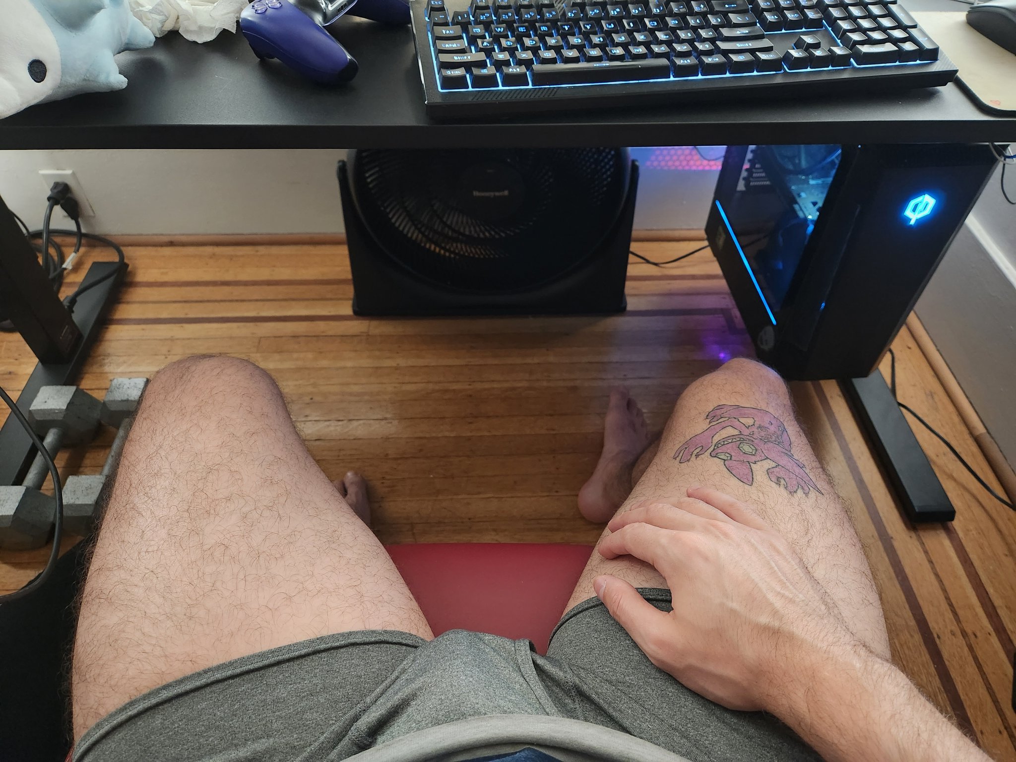 Under cheap desk fan