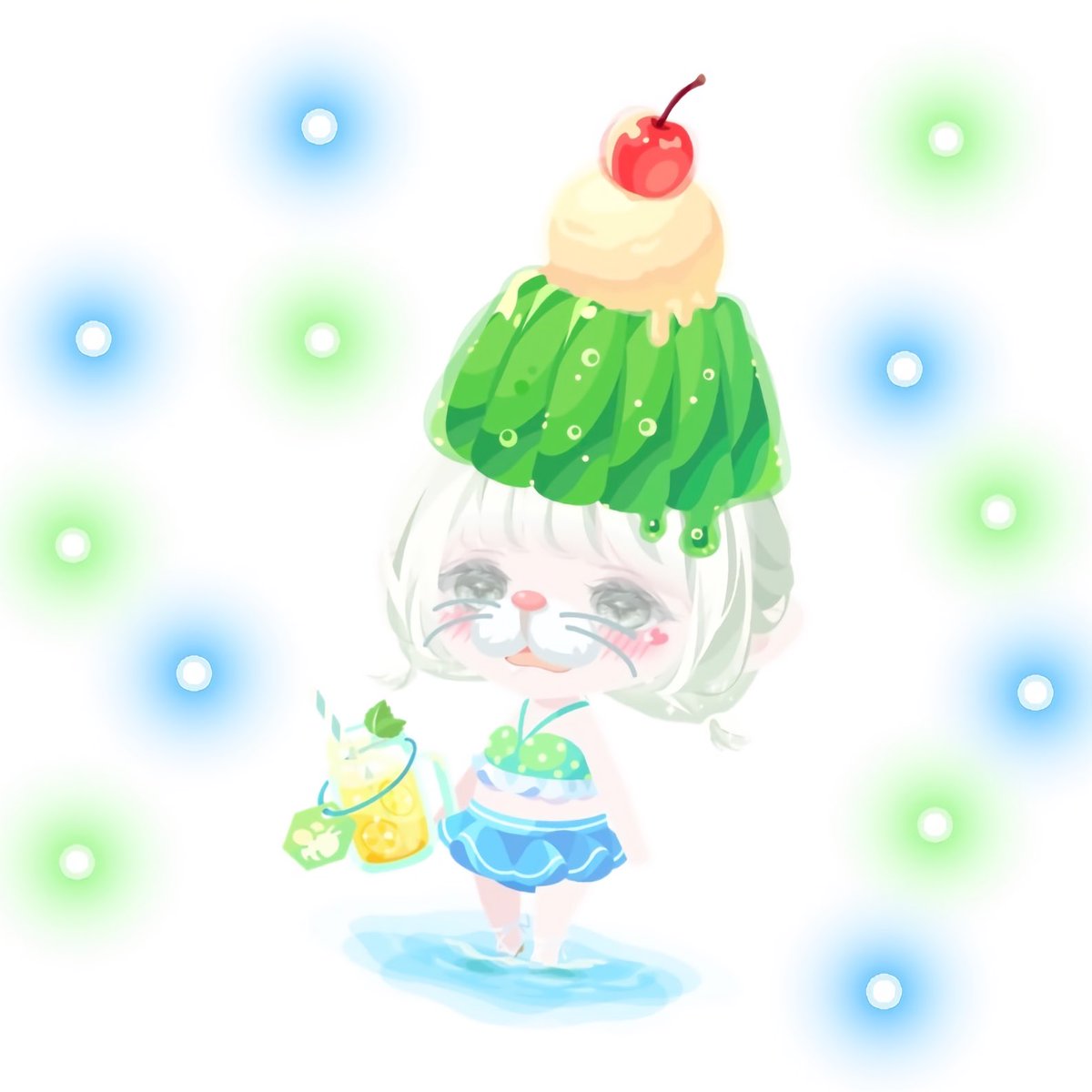 kai_ripoke's tweet photo. 🤍💚💙
 #ポケコロ https://t.co/xWXuvrcZXT