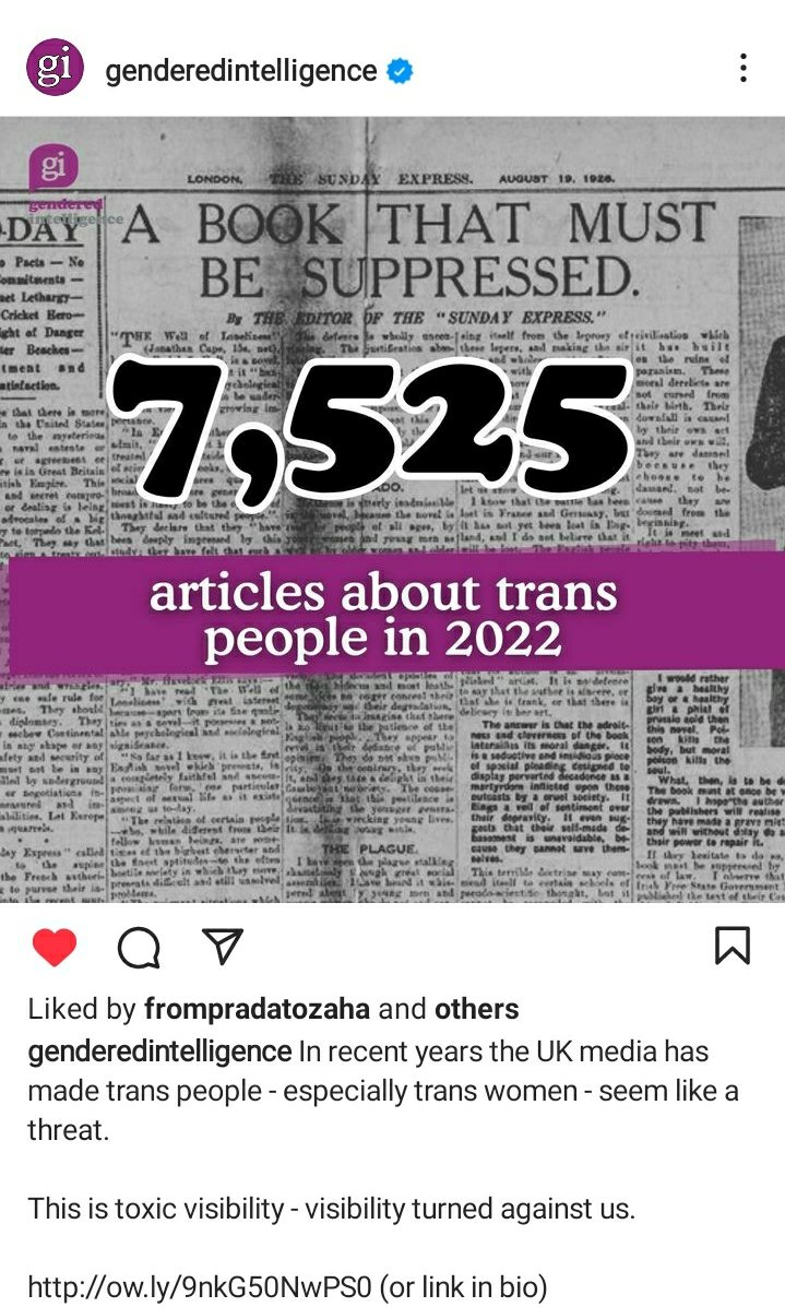 sullivansa1's tweet photo. I've no idea where this Government-led culture-war attack on trans people is tracking compared to last year

As an ally, it *feels* relentless.  I can't imagine how that translates for the trans community.

I AM just so so sorry.

It's unjust, inhumane and unacceptable https://t.co/0wcJYt5ROl