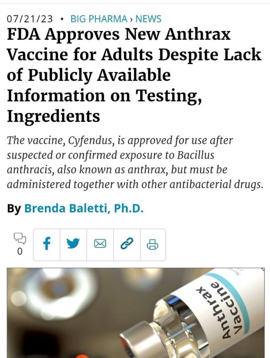 HousatonicLive on Twitter "Emergent Biosolutions brings a new anthrax vaccine to market. Their