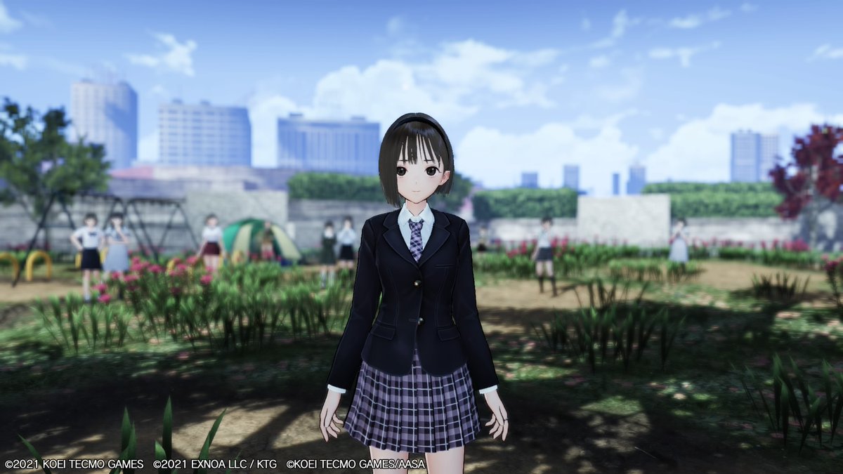 GuardianAlchemy's tweet photo. Happy birthday Ao Hoshizaki. Leader, dork, fighter, and another bundle of joy with lots of loved ones around her. May your future be filled with more dorkiness and love in this world and beyond.😊❤️#BlueReflection2ndLight #ブルリフT https://t.co/WHsX9HLSoj