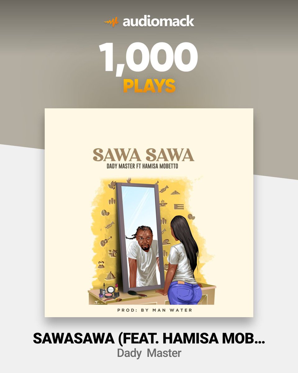 Mbdoggmaster's tweet photo. MBDOGG/DADY MASTER
new song #Sawasawa ft HAMISA MOBETTO OUT NOW on major digital platforms 

DOWLOD &amp;STREAMING.

#ReturnOfTheMaster #DadyMaster 
#MakopaInc #MakopaIncMGM 
#ProminentBoy #loveyDovey 
#Makopafamilly #manzabay 
#MakopaRecord #VichwaVigumu
#SawaSawa #Mbdogg #Mbdadady https://t.co/7WCzxhXGkl