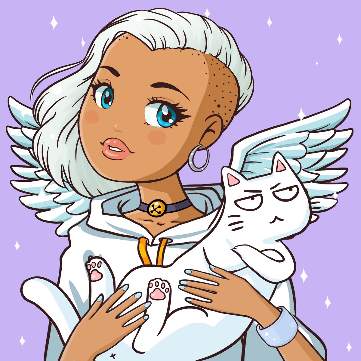 Gm and welcome to the weekend! It’s a white party over here and you are invited!🤍🤍🤍 #CrazyCatDamsels #CatsOfTwitter #Neko #kawaii #NFT #web3