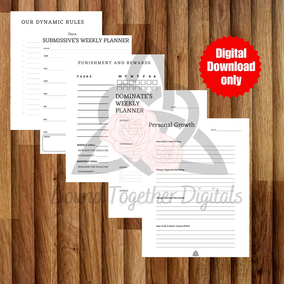 NormasRckCreat's tweet photo. Dominance &amp; Submission Digital Duo: A Planner for Power Exchange Partners https://t.co/P7yZvg9TBs #submissive #domandsub #powerexchange https://t.co/kMDUSnW0Pr