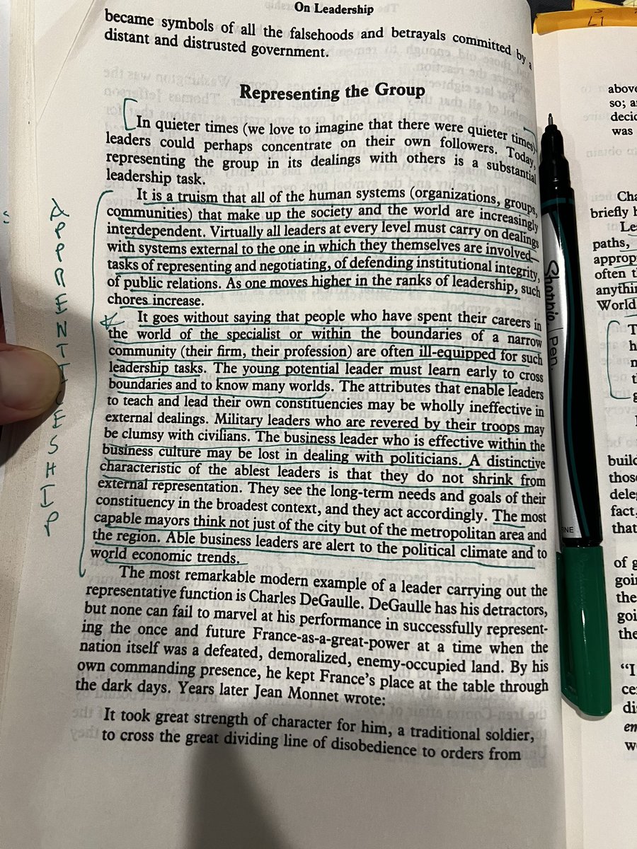 Couldn’t say it any better.

The third paragraph is special. Too many people get stuck in the “technician” or specialist phase and struggle evolving their skill set towards the heightened interpersonal and problem-solving skills necessary for broader leadership.