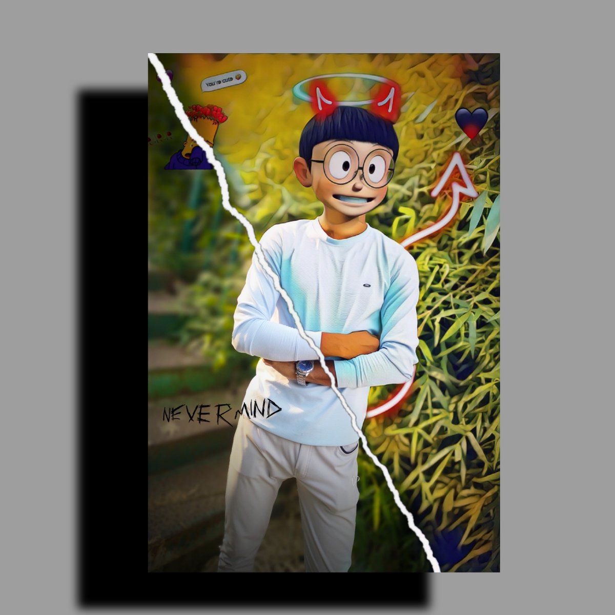 RosanKumarTanda's tweet photo. Enjoying the moment with cartoon mode. https://t.co/XaC8cUjfPZ
