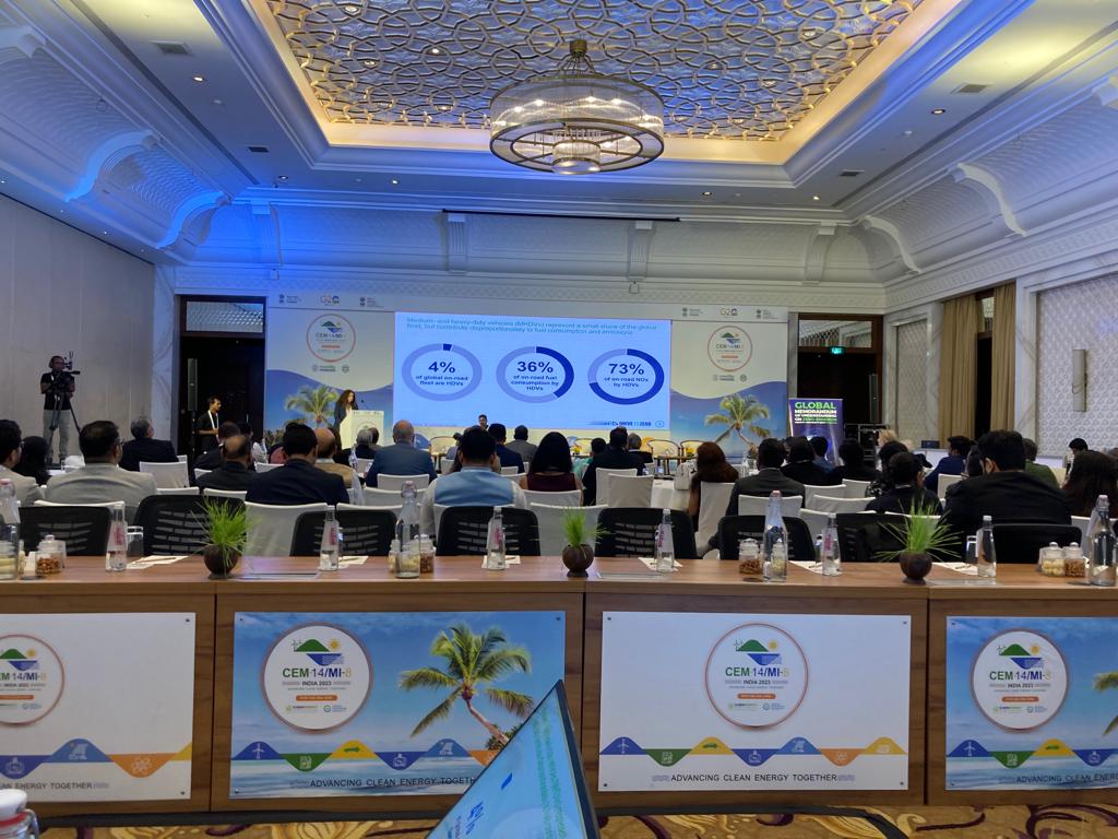 CEMSecretariat's tweet photo. 4th day of #CEM14MI8 kicks off with some great events!

International Cooperation for a resilient and decarbonized #buildingsector: near #zeroemission, emission-free/energy positive
Zero-Emission #Truck High Level Ambition Group for India
and many more!

https://t.co/XPzSr2qrLy https://t.co/DjHbDJO2Tn