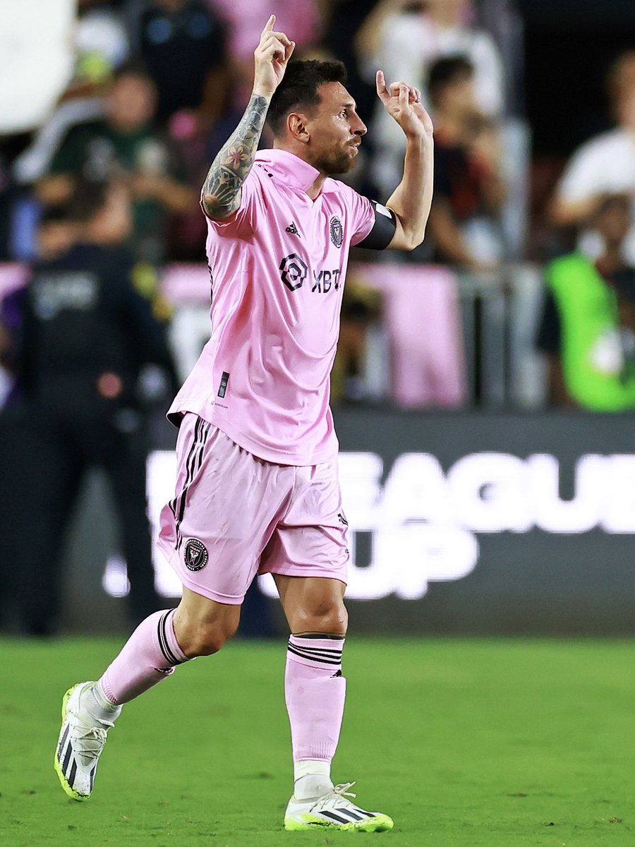 Lionel Messi registered his 700th official career win in his 1,029th appearance by scoring the winning goal with his 63rd free-kick on his debut for Inter Miami.