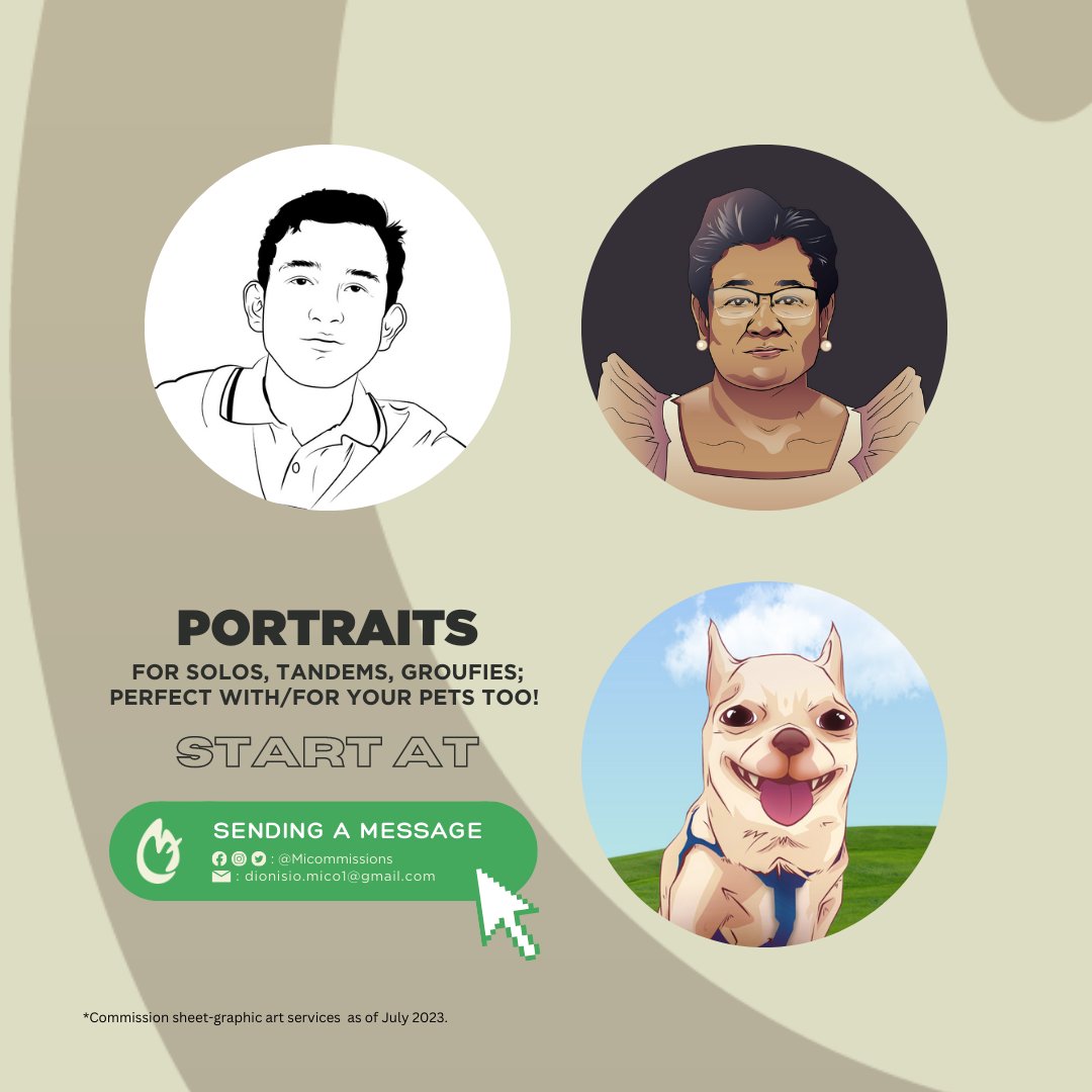 micommissions's tweet photo. (reactions and shares are well appreciated)
‍
📷 𝗖𝗢𝗠𝗠𝗜𝗦𝗦𝗜𝗢𝗡𝗦 𝗔𝗥𝗘 𝗢𝗣𝗘𝗡 📷
‍
Hi, everyone! Here's my commission sheet for digiart. I'm opening commissions to fund better equipment for my arki schooling!
‍
Interested? Just send me a message. https://t.co/IQwd9zIzpo