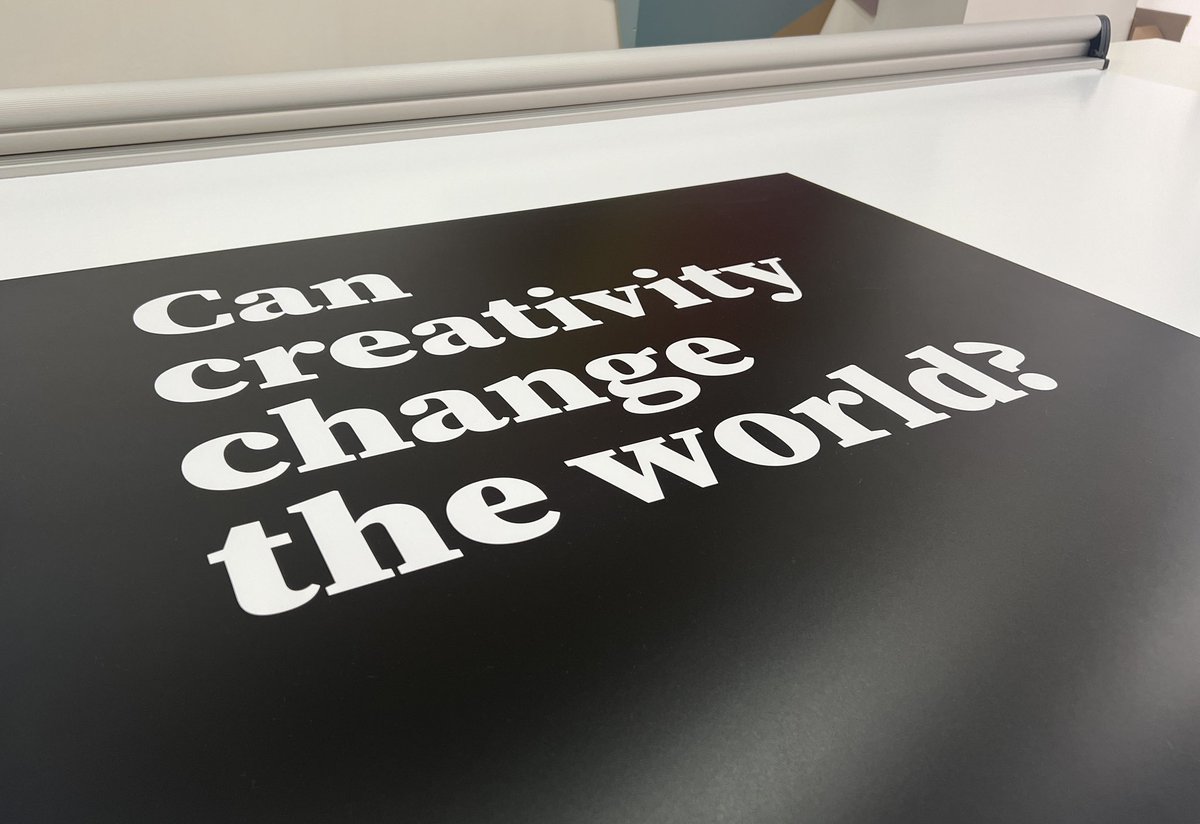 Can creativity change the world?
We’d like to think so!

Cut vinyl applied to Black 5mm Foamex.

#DigitalPrint #LargeFormatPrinting #Bermondsey #SE1 #Colourpoint #LondonSE1 #ExhibitionGraphics #Printing #PrintedByColourpoint