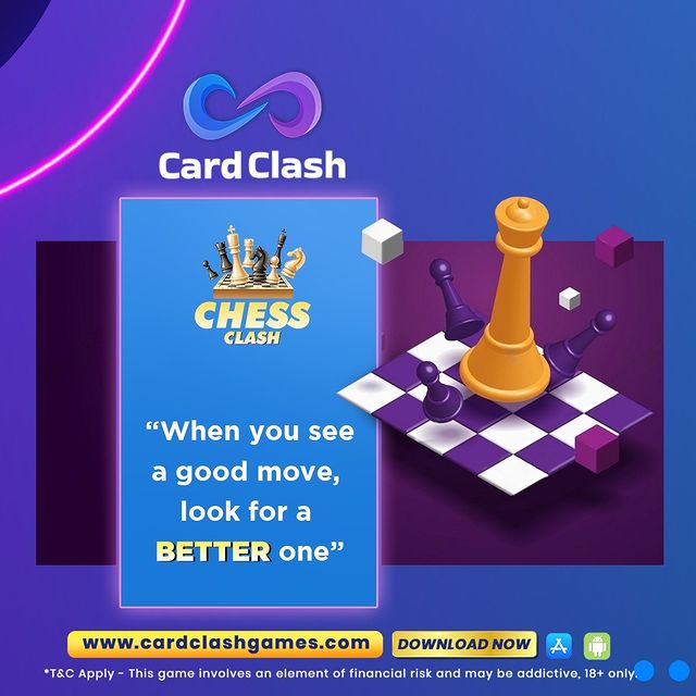 cardclash_io's tweet image. Rukna nahi hai lage raho..! 📷
Jeet pakki hai kyu ki yahan sab winner hai. Learn from your mistakes and start again. Card Clash #bolkekhel

Download Card Clash- 📷

cardclashgames.com/download
.
.
#cardclash #bolkekhel
#skillgame #playgame
#rummy #poker #rummygame #games #cardgames