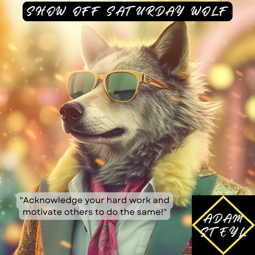 #showoffsaturdaywolf is here to celebrate you! 🐺🏅 Tell us, what was your big win this week? #saturdayshare #winningweek #SaturdayMorning #SaturdayMood #Saturday #SaturdayMotivation #SaturdayVibes