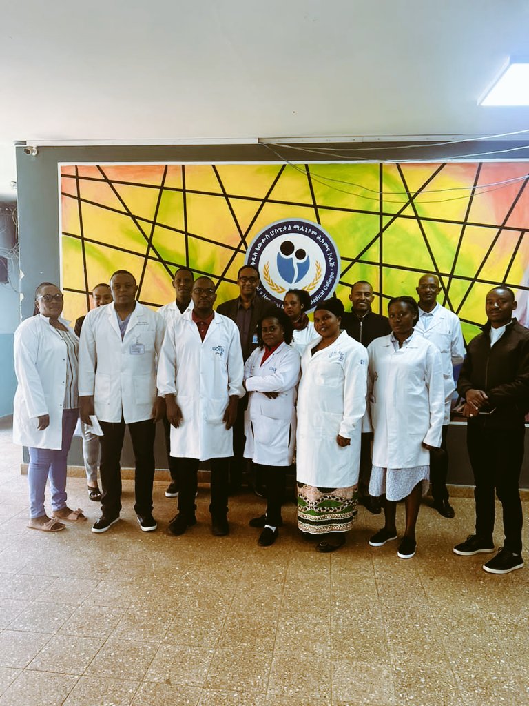DushimiyimanaB1's tweet photo. South-south collaboration in health will improve our practices through trainings and experience sharing. Thanks saint Paulos Hospital (Ethiopia ).Thanks KFHF-Ruhengeri Hospital (Rwanda) https://t.co/peKQpzehyM