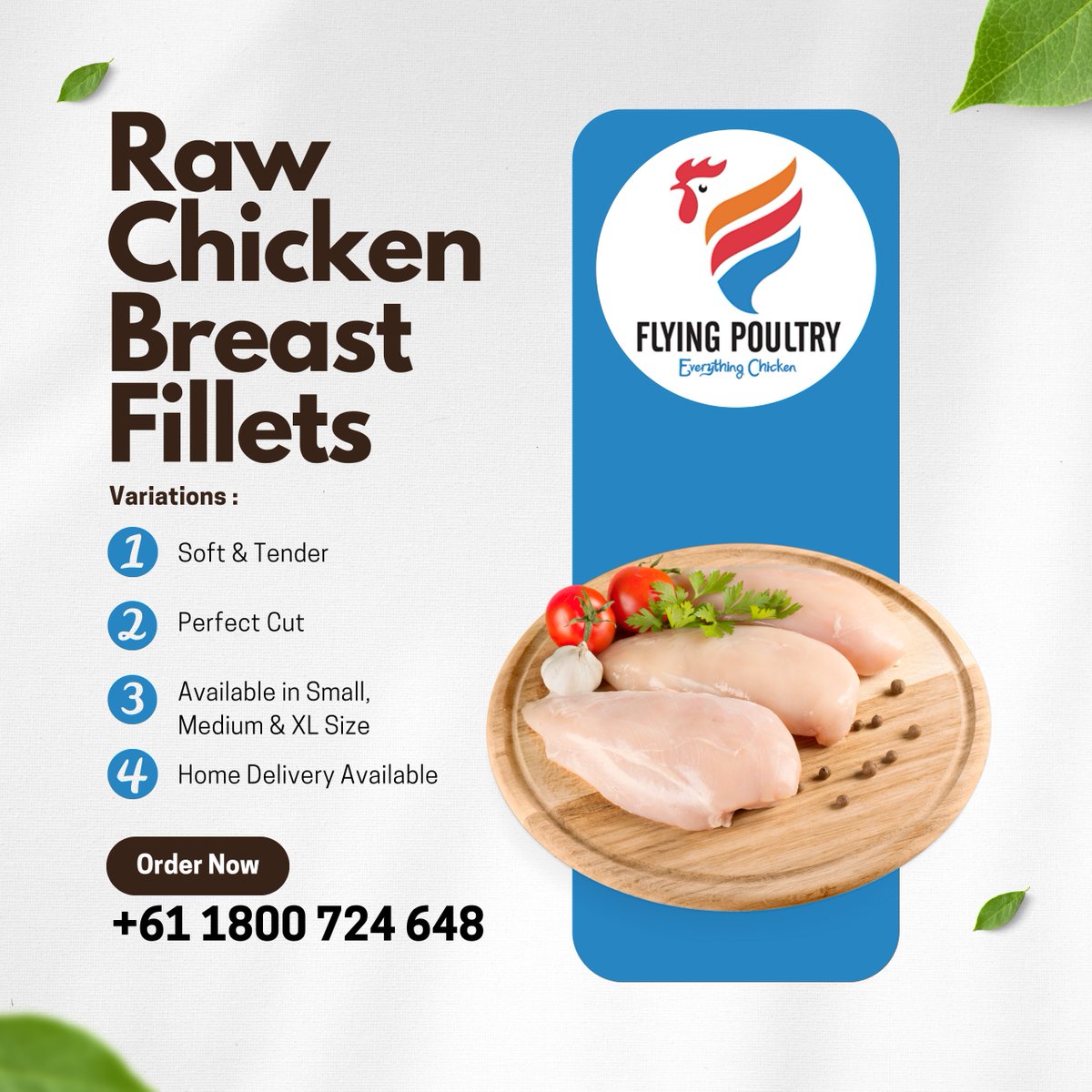 Amazing Chicken Offers Just For You! 🍗 Chicken Breast Fillet (Skin Off) 3 Kg - Only $30.6 🍗 Chicken Breast Fillet (Skin ON) 3 Kg - Just $28.50 Shop now and stock up on premium chicken for your delightful meals. Click here to order: rb.gy/cz037 #viral #TrendingNow