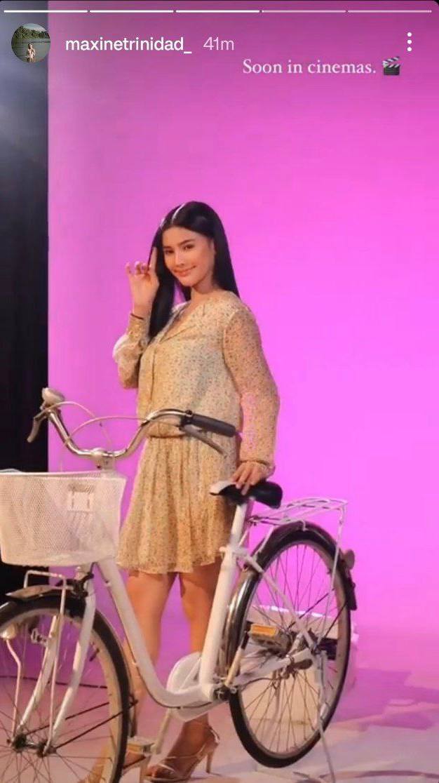 TeamMaxineOFC's tweet photo. Maxine Trinidad on the BIG SCREEN!
This is another level of you, best girl and we are excited to know your role and character. 🎬

More blessings!
WE ARE SO PROUD OF YOU. 🤍

#MaxineTrinidad | @maxinetrinidad_ https://t.co/yvdlTXnOK0