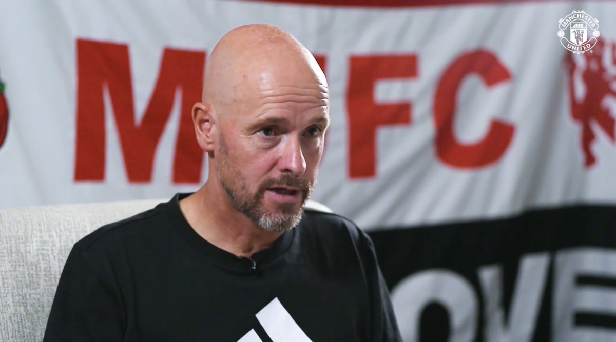 UtdDistrict's tweet photo. 🎙 | Ten Hag on Mason Mount:

“We’re looking for players with outstanding capabilities. He’s one who brings extra skills, smartness and also belief and bravery in the game. I’m sure he will contribute to our high demands.” [MU] https://t.co/I52AqY6KOS