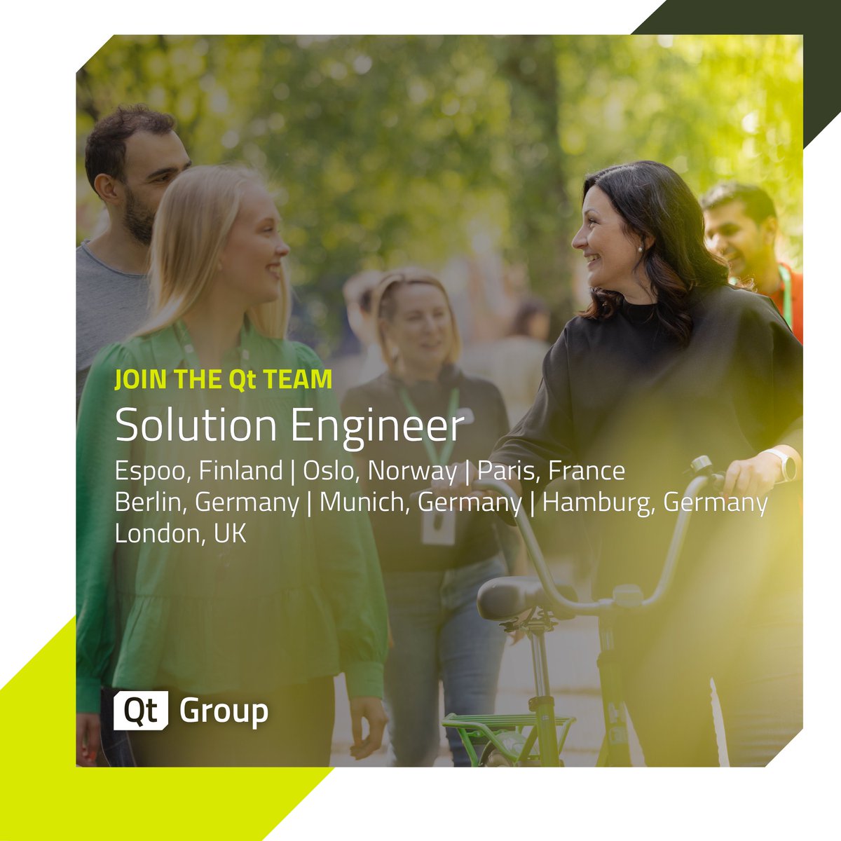 qtproject's tweet image. ๐ฃ We're seeking a Solution Engineer to join our Finland ๐ซ๐ฎ, Norway ๐ณ๐ด, France ๐ซ๐ท, Germany ๐ฉ๐ช and the United Kingdom ๐ฌ๐ง teams! Visit our careers page to learn more and apply: hubs.li/Q01XMfMt0
#nowhiring #joinourteam #solutionengineer #engineerjobs